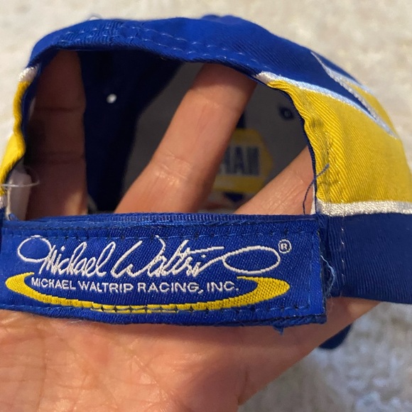 NAPA Racing Hat 55 Michael Waltrip Signed Cap Snapback - Picture 5 of 5